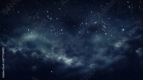 Starry night sky  star gazing  night sky full of stars  deep space sky