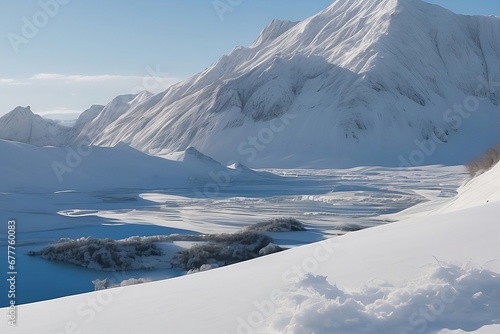 snow covered mountains © VirtualVision Landsl