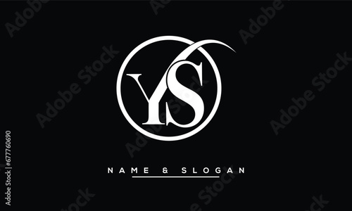 YS,  SY,  Y,  S  Abstract Letters  Logo  Monogram
