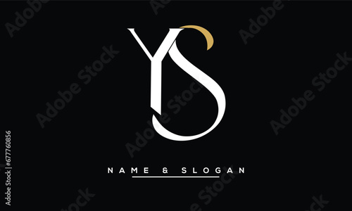 YS,  SY,  Y,  S  Abstract Letters  Logo  Monogram