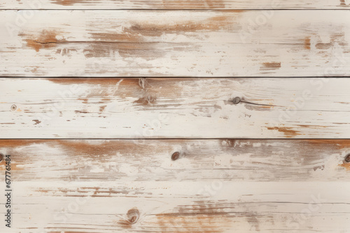 Texture of horizontal planks: old painted wood