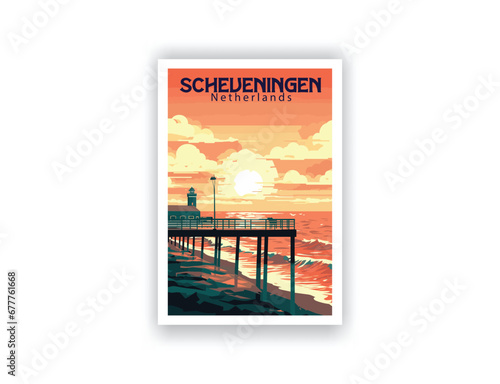 Quadro em tela Scheveningen, The Netherlands