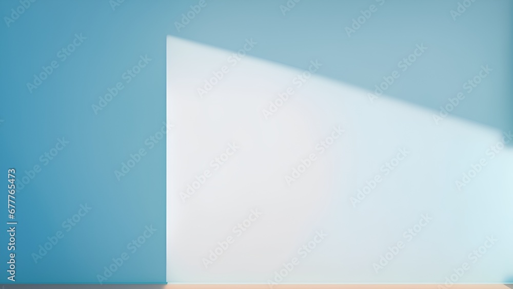 Abstract light blue background for product presentation