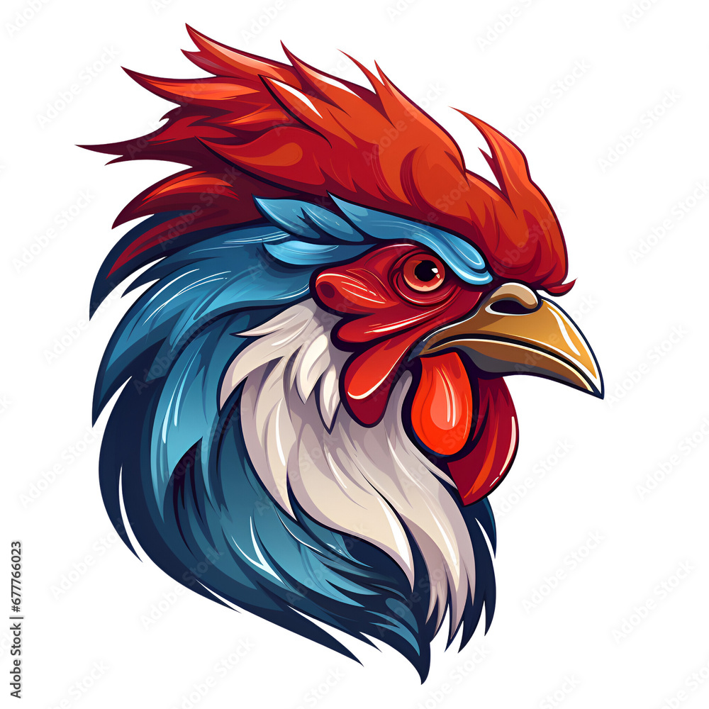 Rooster Cartoon Style Illustration Artistic Style Painting Drawing No Background Perfect for Print on Demand Merchandise Rooster Cartoon Style Illustration Artistic Style Painting Drawing No Background Perfect for Print on Demand Merchandise
