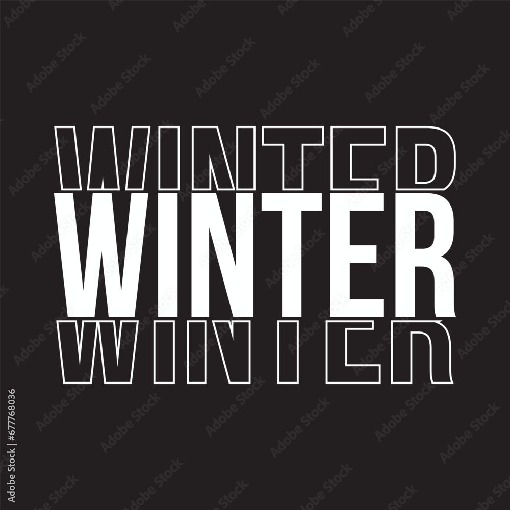 Fototapeta premium winter svg design