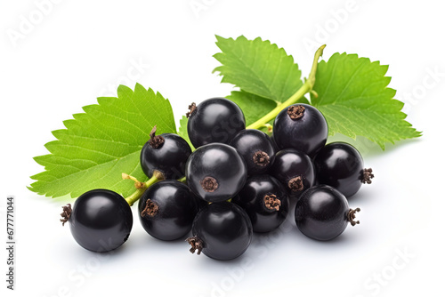 Black currant on background. Juicy black berries, fresh and sweet.