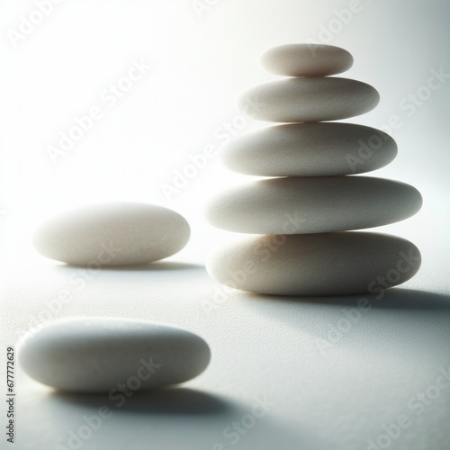 Zen Stones Balance Concept
