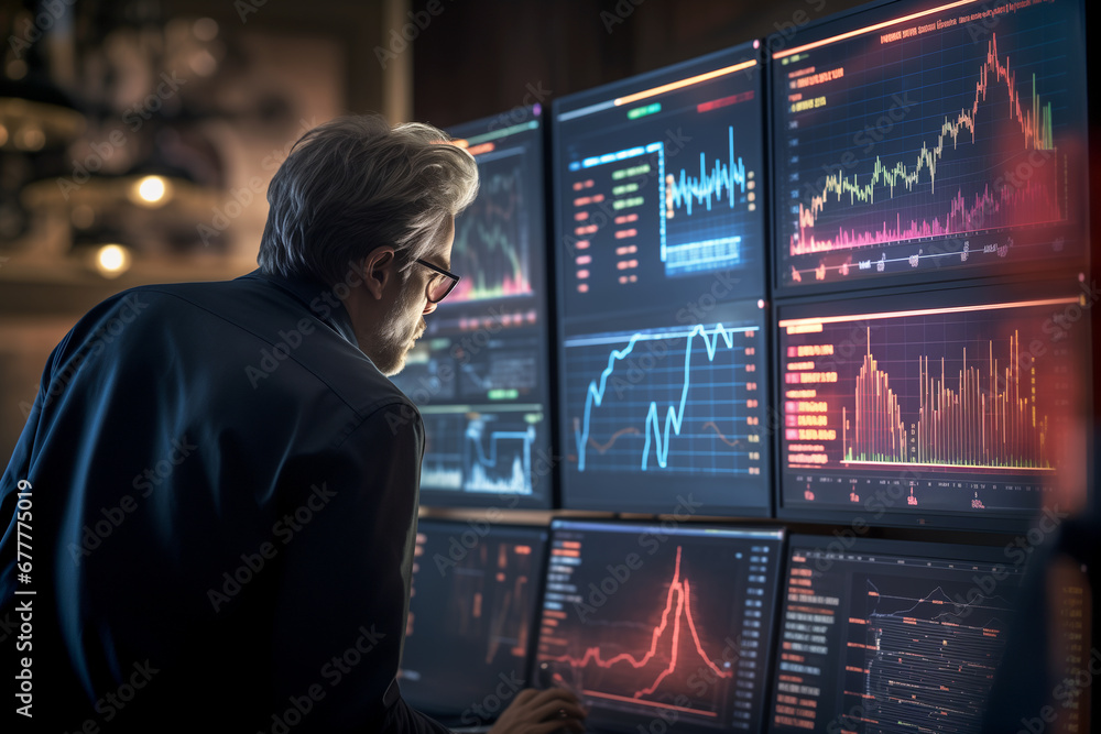Investment Entrepreneur and analysis graph stock market trading,stock chart concept Investment Entrepreneur and analysis graph stock market trading,stock chart concept