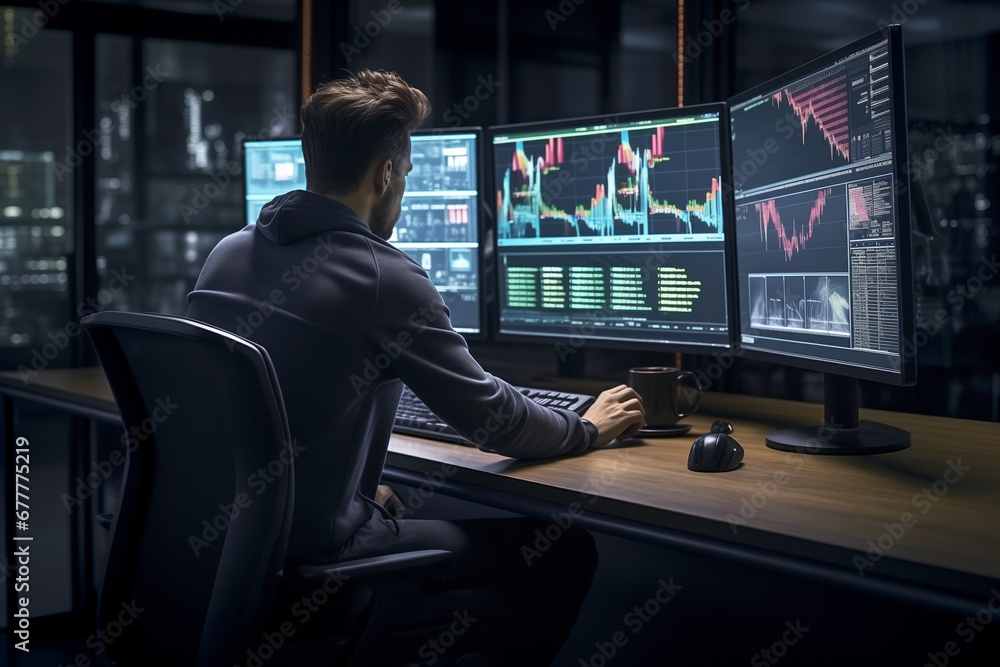 Investment Entrepreneur and analysis graph stock market trading,stock chart concept Investment Entrepreneur and analysis graph stock market trading,stock chart concept