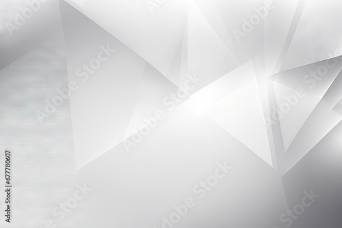 Abstract background with white and grey triangles