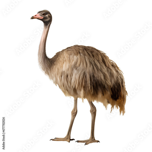 Ostrich on transparent background PNG