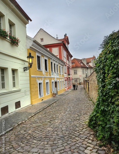 Fototapeta Naklejka Na Ścianę i Meble -  Picturesque alleys,Prague Old Town,Czech Republic