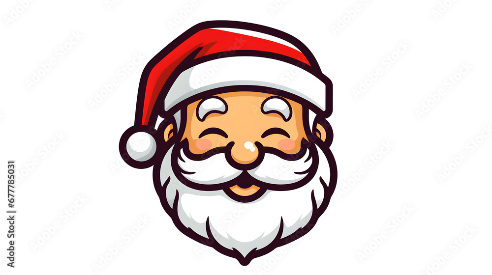 cartoon illustration of a happy santa claus cartoon illustration of a happy santa claus