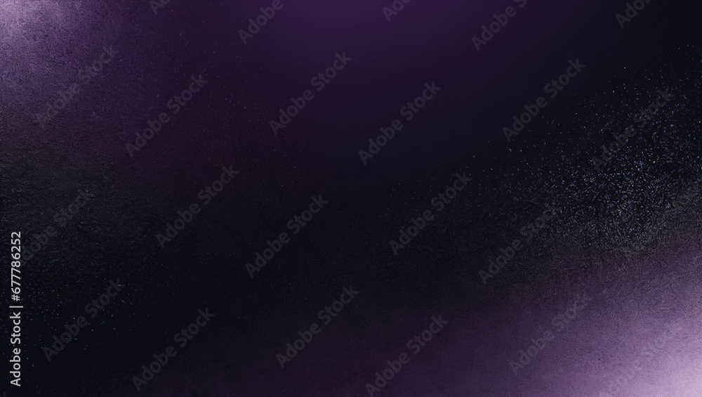 A sophisticated Amethyst Purple Silver glowing grainy gradient background with a midnight noise texture, suitable for a poster, header, or banner design.