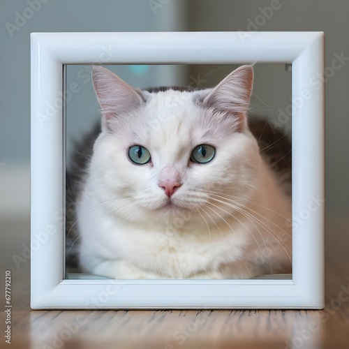cat on a frame © Rizwanvet