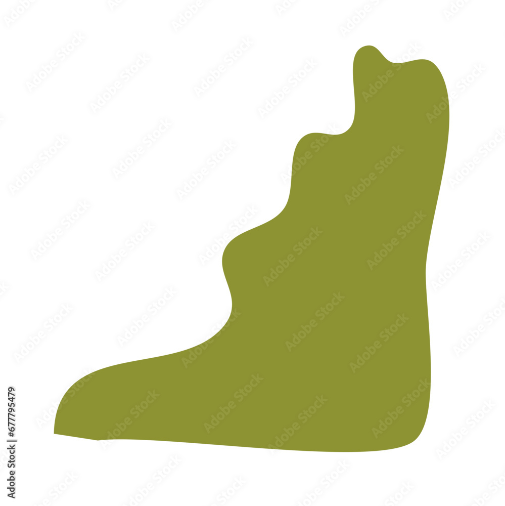Organic Shape Vector Corner Frame Organic Shape Vector Corner Frame