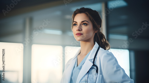 portrait of a female doctor © VirtualCreatures