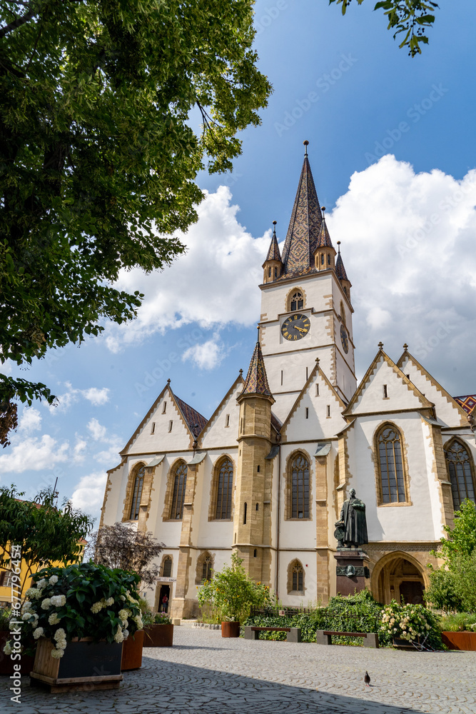 Saint Mary Evangelical Cathedral in Sibiu, Romania