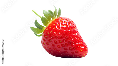 Strawberries on transparent background  fruit on white background  fruit commercial photography