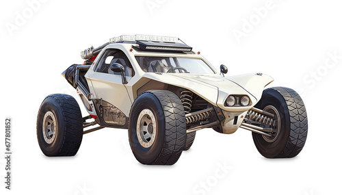 Buggy for desert dunes isolated on transparent background photo