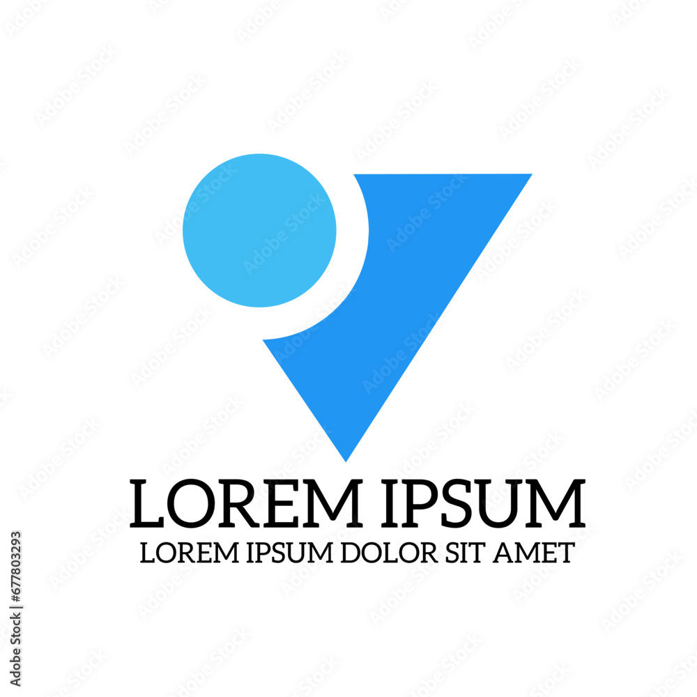 Vector of an abstract logo web icon, suitable for business, company and others activities