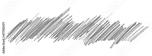 Lines hatching grunge graphite pencil background and texture isolated on white, design element photo