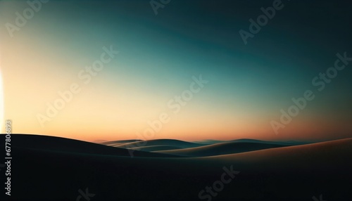 Tranquil Desert Sunset