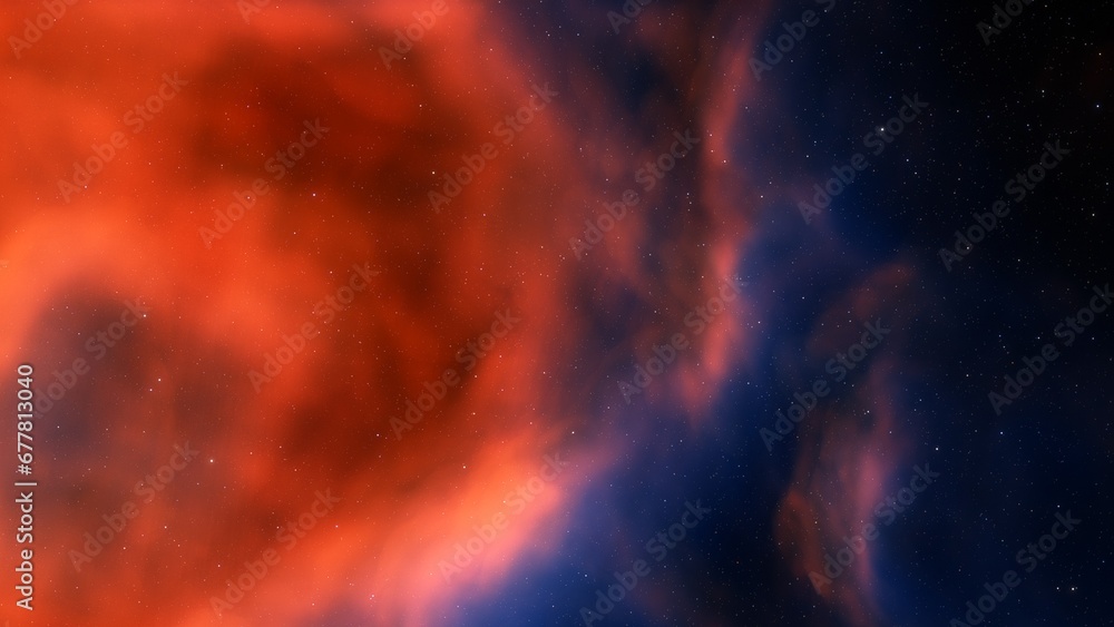 Space nebula, for use with projects on science, research, and education. Illustration
