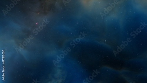 Space nebula, for use with projects on science, research, and education. Illustration 