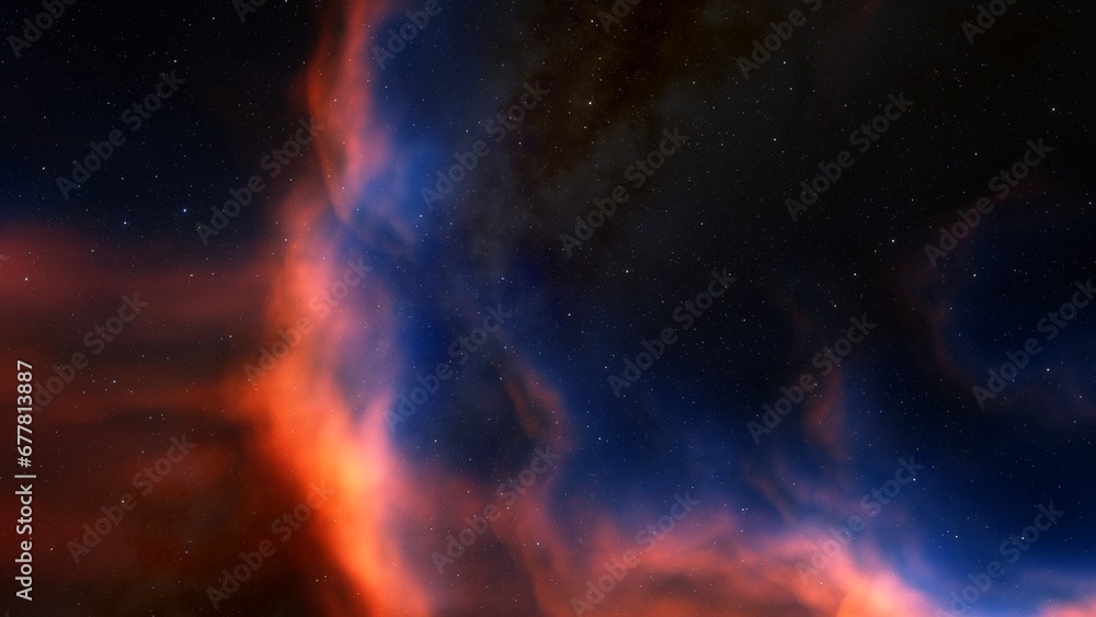 Deep space nebula with stars. Bright and vibrant Multicolor Starfield Infinite space outer space background with nebulas and stars. Star clusters, nebula outer space background 3d render
Deep space nebula with stars. Bright and vibrant Multicolor Starfield Infinite space outer space background with nebulas and stars. Star clusters, nebula outer space background 3d render