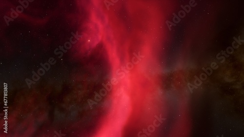 Deep space nebula with stars. Bright and vibrant Multicolor Starfield Infinite space outer space background with nebulas and stars. Star clusters  nebula outer space background 3d render 