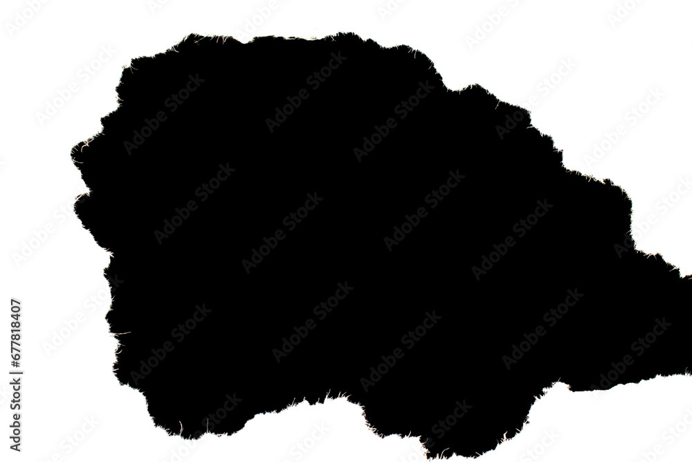 edge of a torn white sheet of paper on a black background, black hole edge of a torn white sheet of paper on a black background, black hole