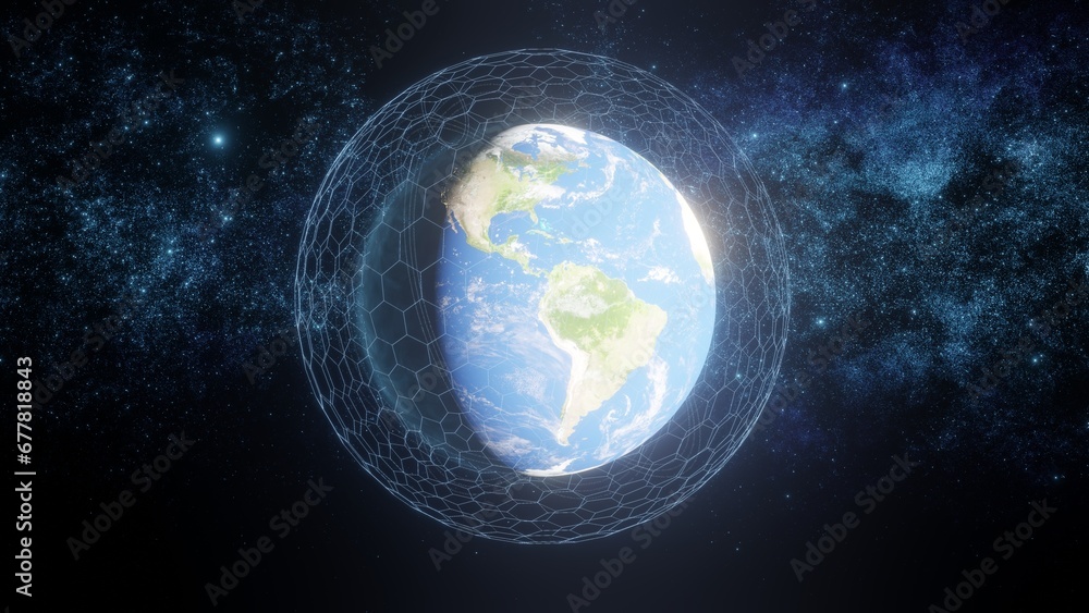 Obraz premium Global Communication Network