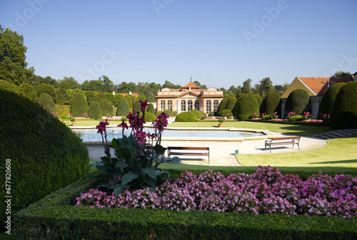 Photography The beautiful garden of Cernin Palace in Prague