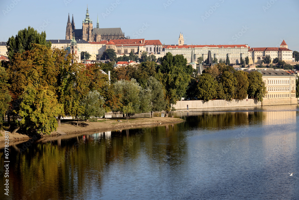 View of the Vltava in Prague
