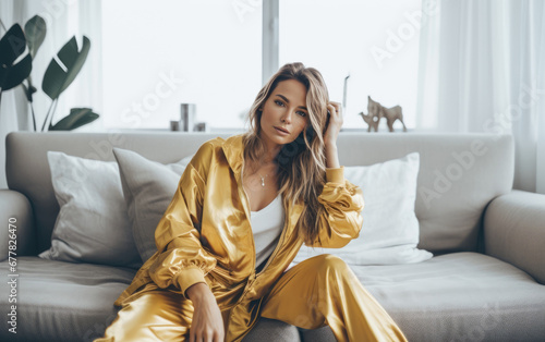A fashion influencer is sit...