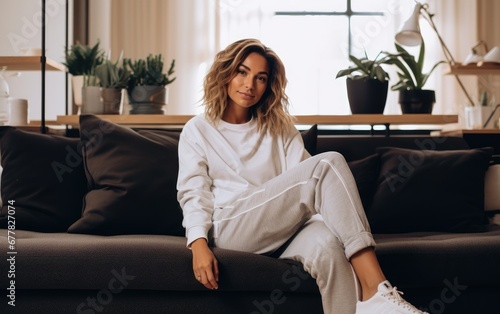 A fashion influencer is sit...