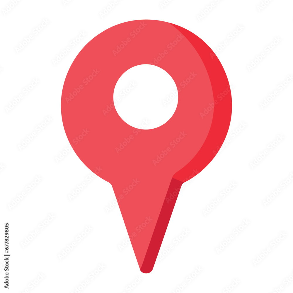 pin icon location isolated on white pin icon location isolated on white