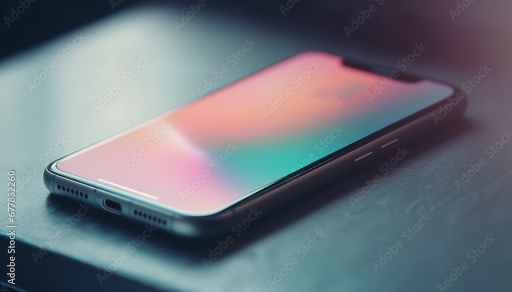 Portable touch screen smart phone for global communication on the go generated by AI Portable touch screen smart phone for global communication on the go generated by AI