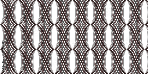 seamless pattern with woven lines