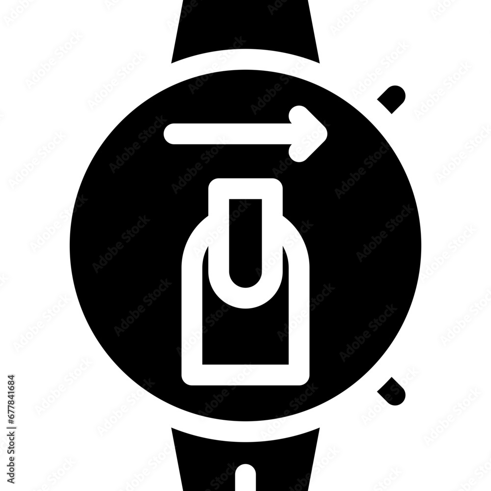 Smartwatch touch gestures icon Smartwatch touch gestures icon
