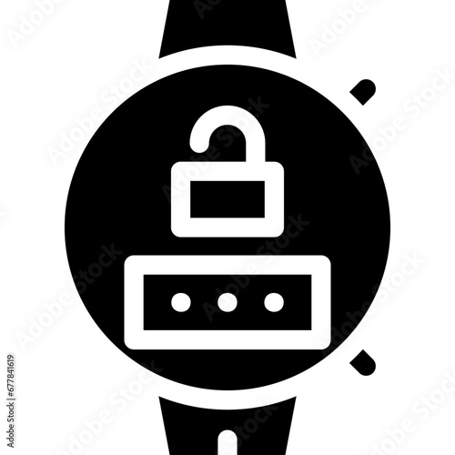  Smartwatch password icon