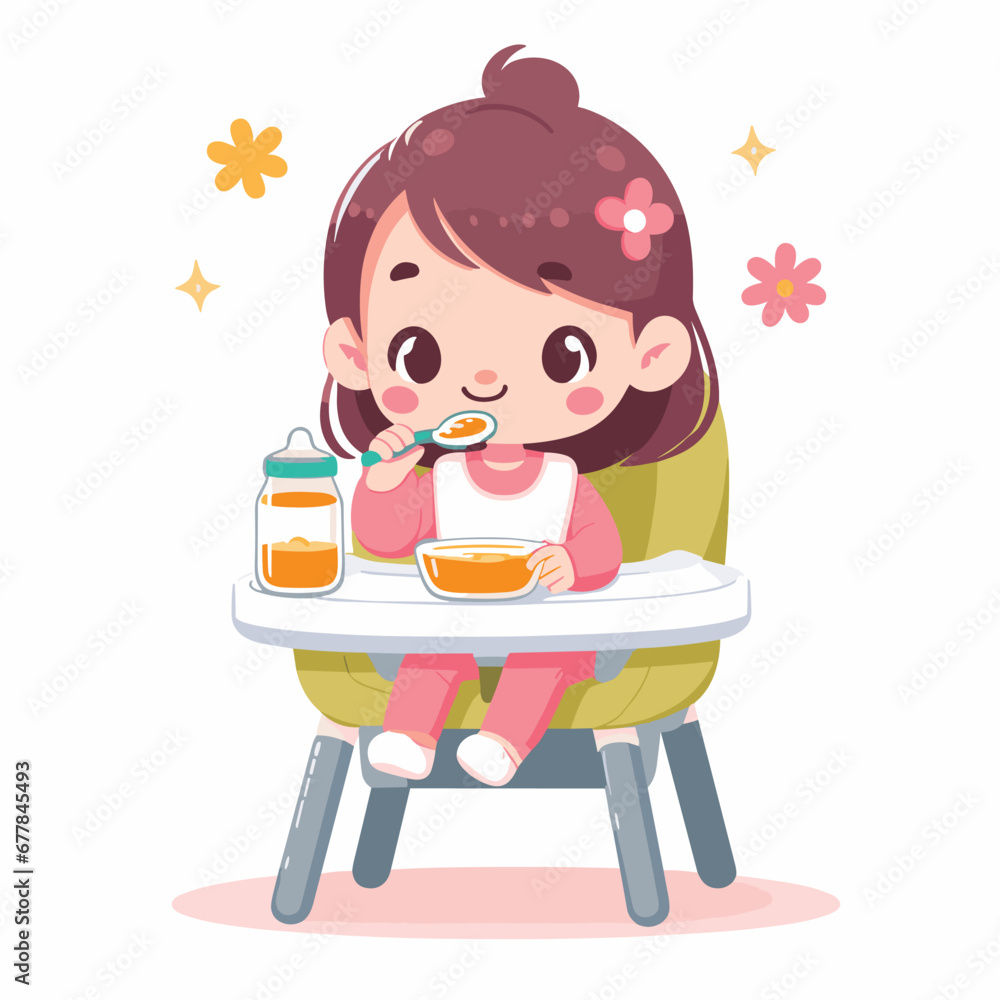 kids feeding each other vector illustrations on white background kids feeding each other vector illustrations on white background