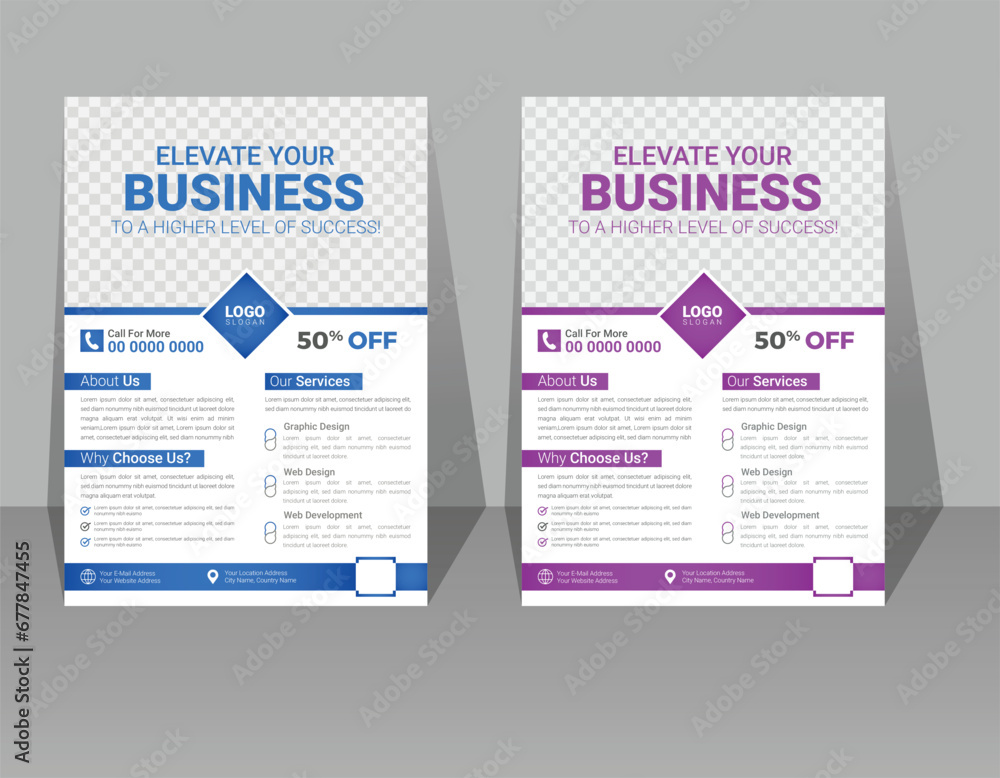 Modern new style creative corporate minimal clean business advertising flyer template set with the new layout for marketing, business proposal, promotion, advertise, publication, vector template in A4 Modern new style creative corporate minimal clean business advertising flyer template set with the new layout for marketing, business proposal, promotion, advertise, publication, vector template in A4