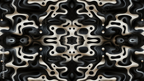 seamless symmetrical abstract background pattern