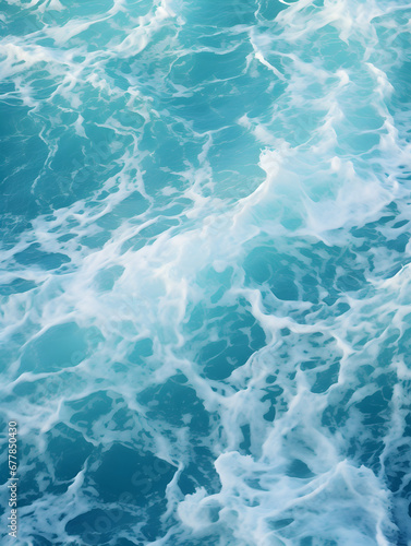 Blue ocean water background 