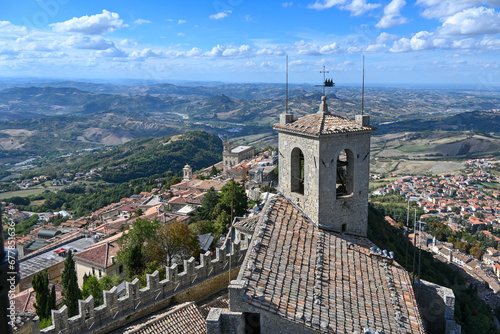 Republik San Marino Blick vom Guaita Turm photo