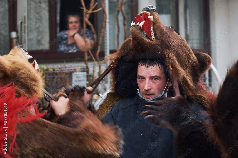 New Year's masks, traditions, carolers and customs in Romania