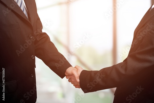 Business partners shaking hands, congratulation concept © BillionPhotos.com