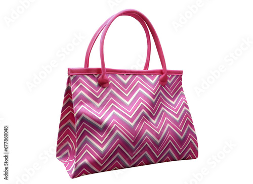 Stylish shopping bag, cut out